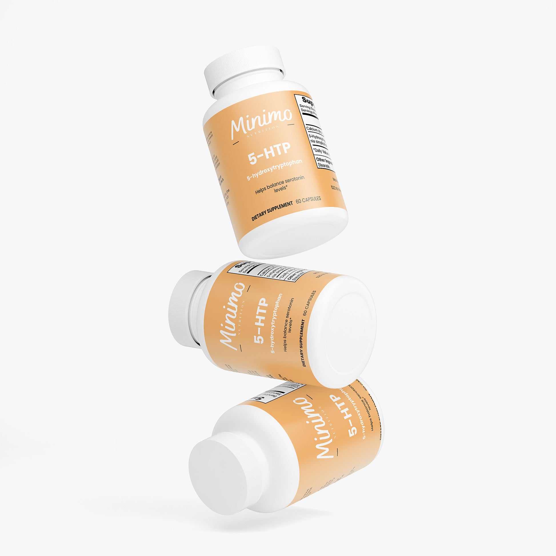 Minimo Nutrition 5-HTP Supplement for Balancing Serotonin Levels & Depression
