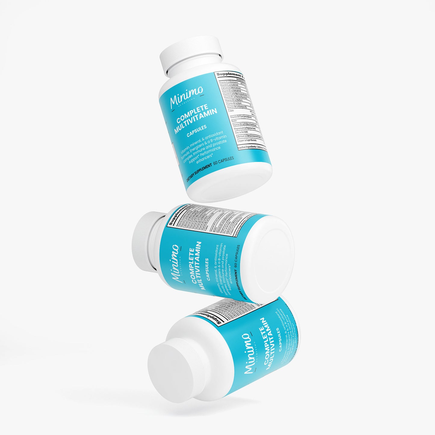 Minimo Nutrition Complete Multivitamin + Immunity Boost Support for Energy, Immunity, and Prostate