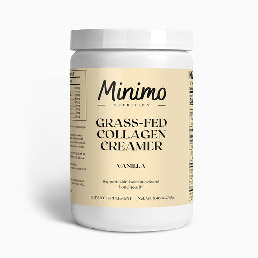 Minimo Nutrition Grass-Fed Collagen Creamer (Vanilla), 8.5 oz.