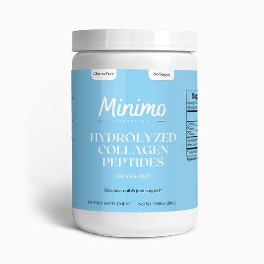 Minimo Nutrition Grass-Fed Hydrolyzed Collagen Peptides, 9.9 oz