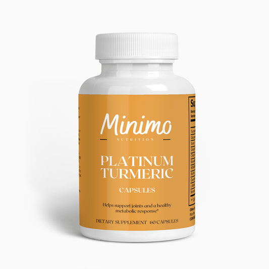 Minimo Nutrition Platinum Turmeric, 60 ct.