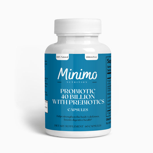 Minimo Nutrition Probiotic 40 Billion with Prebiotics, 60 ct.