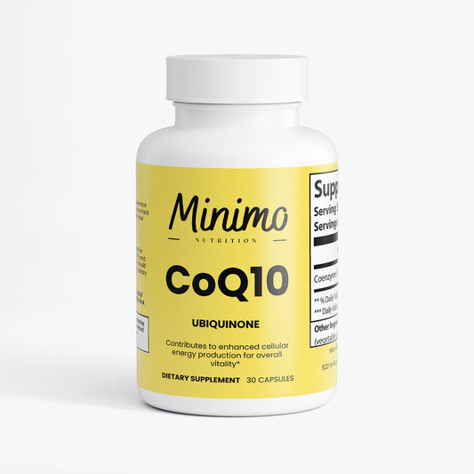Minimo Nutrition CoQ10 Ubiquinone Supplement for Energy