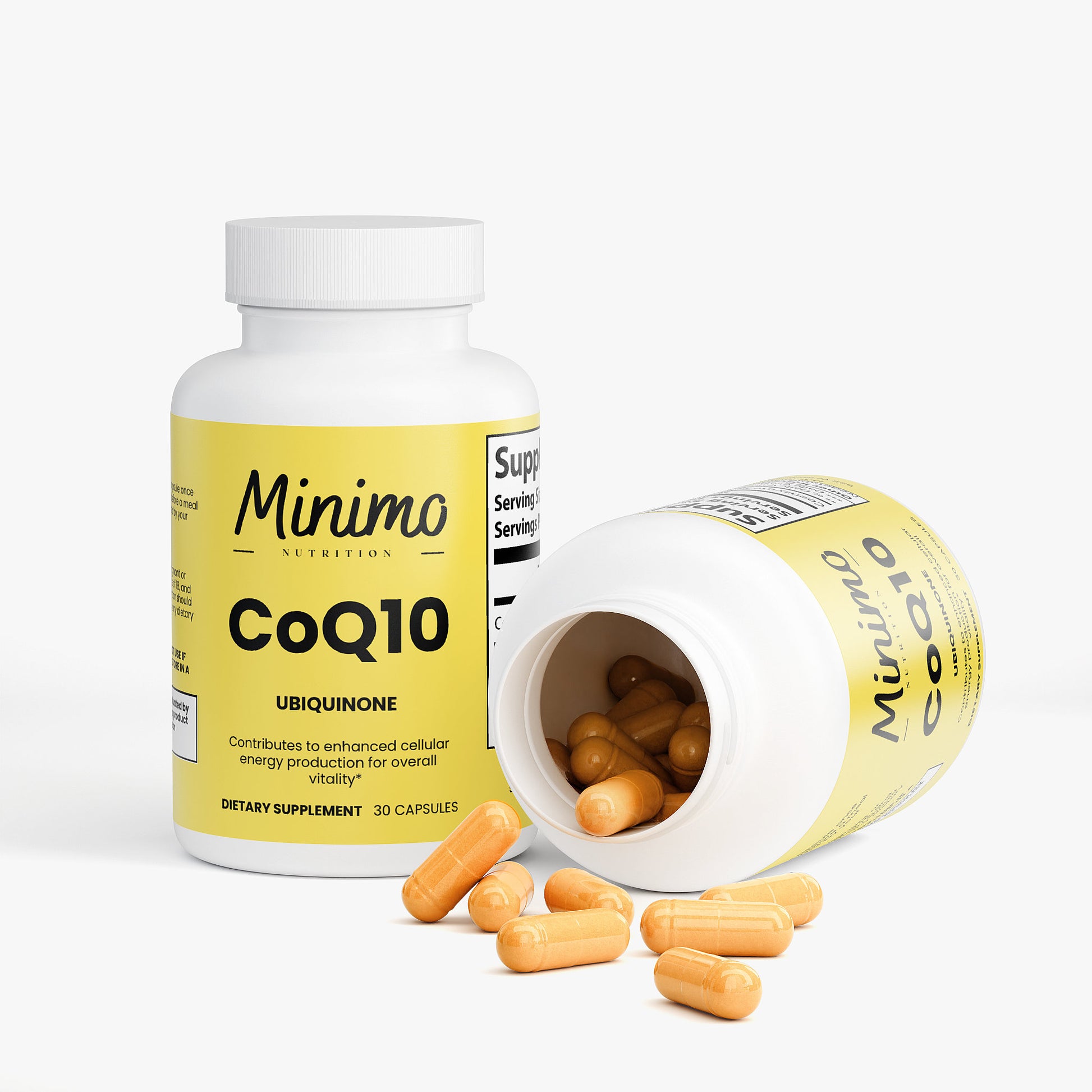 Minimo Nutrition CoQ10 Ubiquinone Supplement for Energy