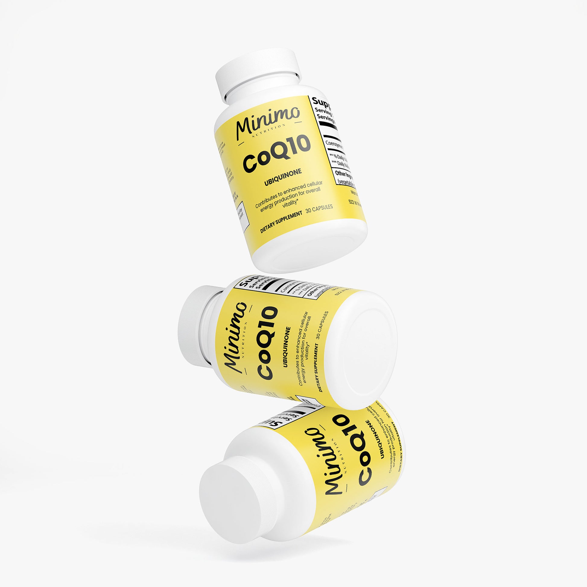 Minimo Nutrition CoQ10 Ubiquinone Supplement for Energy
