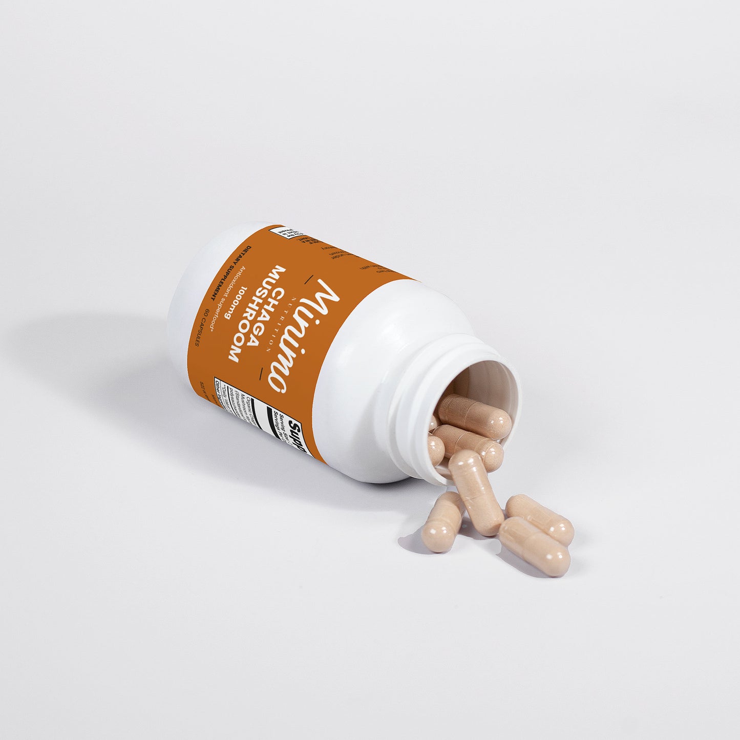 Minimo Nutrition Organic Chaga Mushroom Supplement for Antioxidants