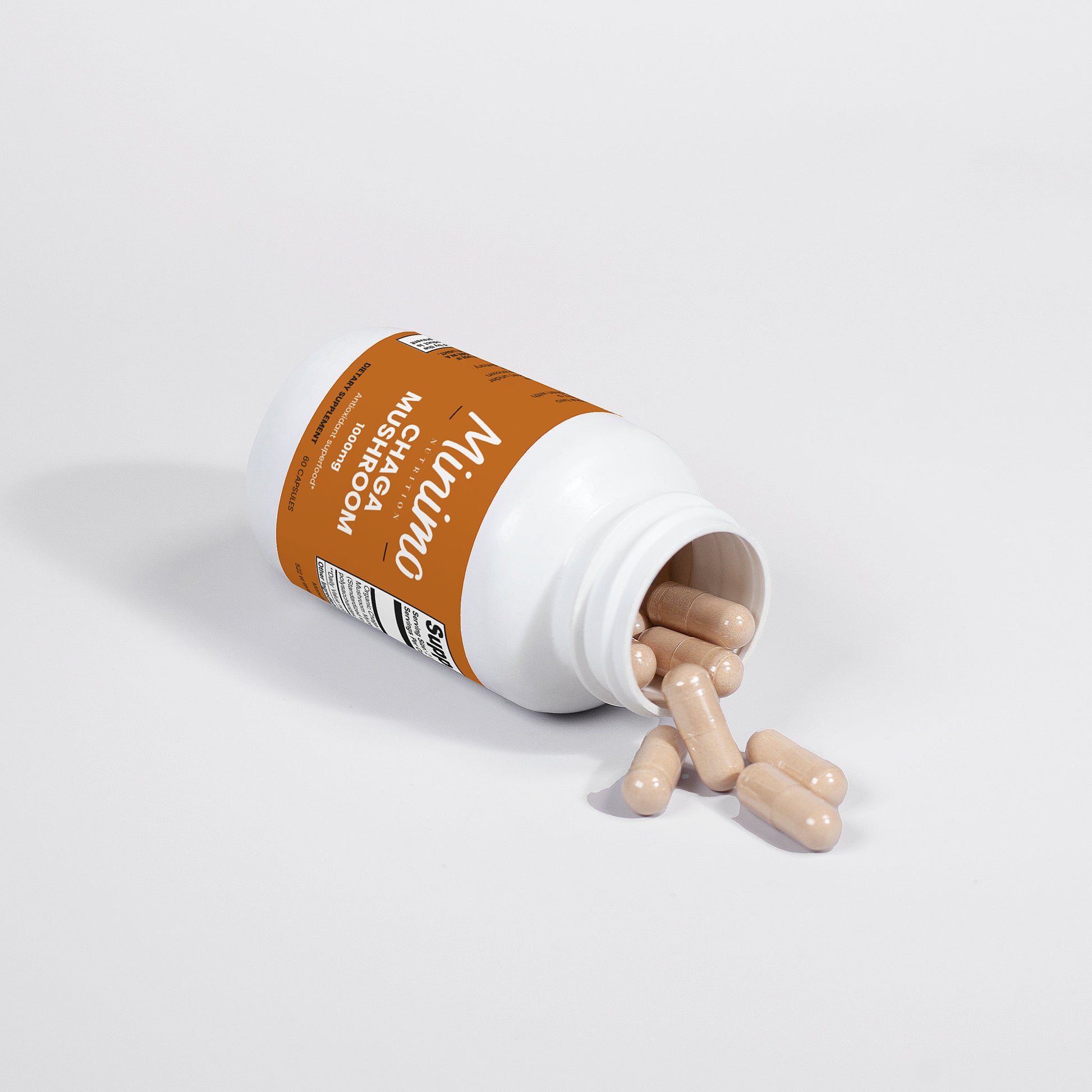 Minimo Nutrition Organic Chaga Mushroom Supplement for Antioxidants