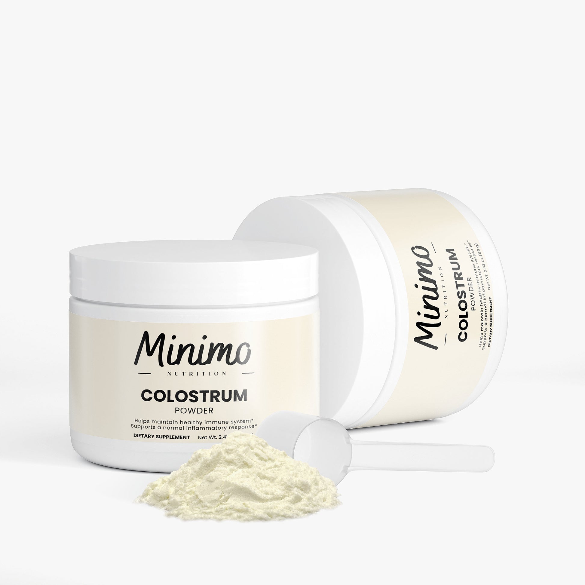 High-potency colostrum powder with immunoglobulins for gut, immune, and recovery benefits