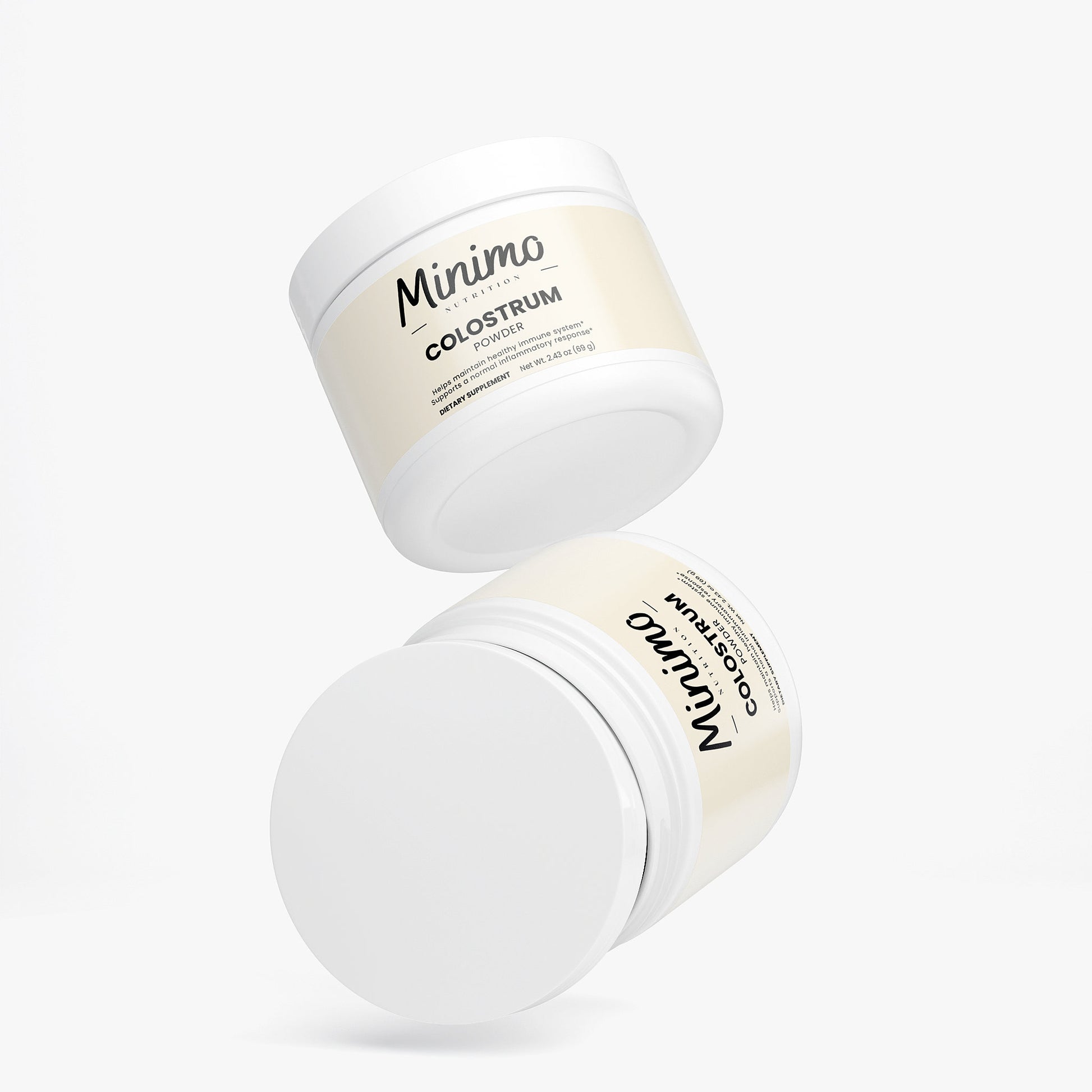 Daily colostrum supplement – bovine source, 25% immunoglobulin G, supports health and vitality