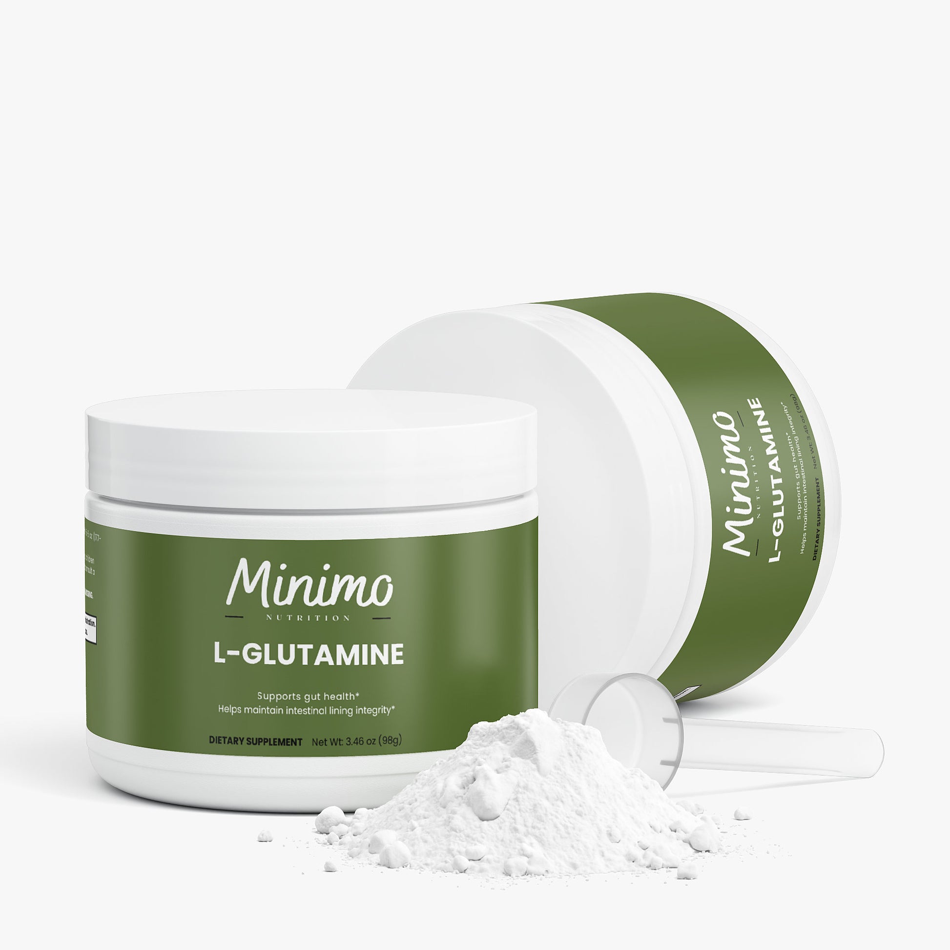 Minimo Nutrition L-Glutamine Powder Supplement