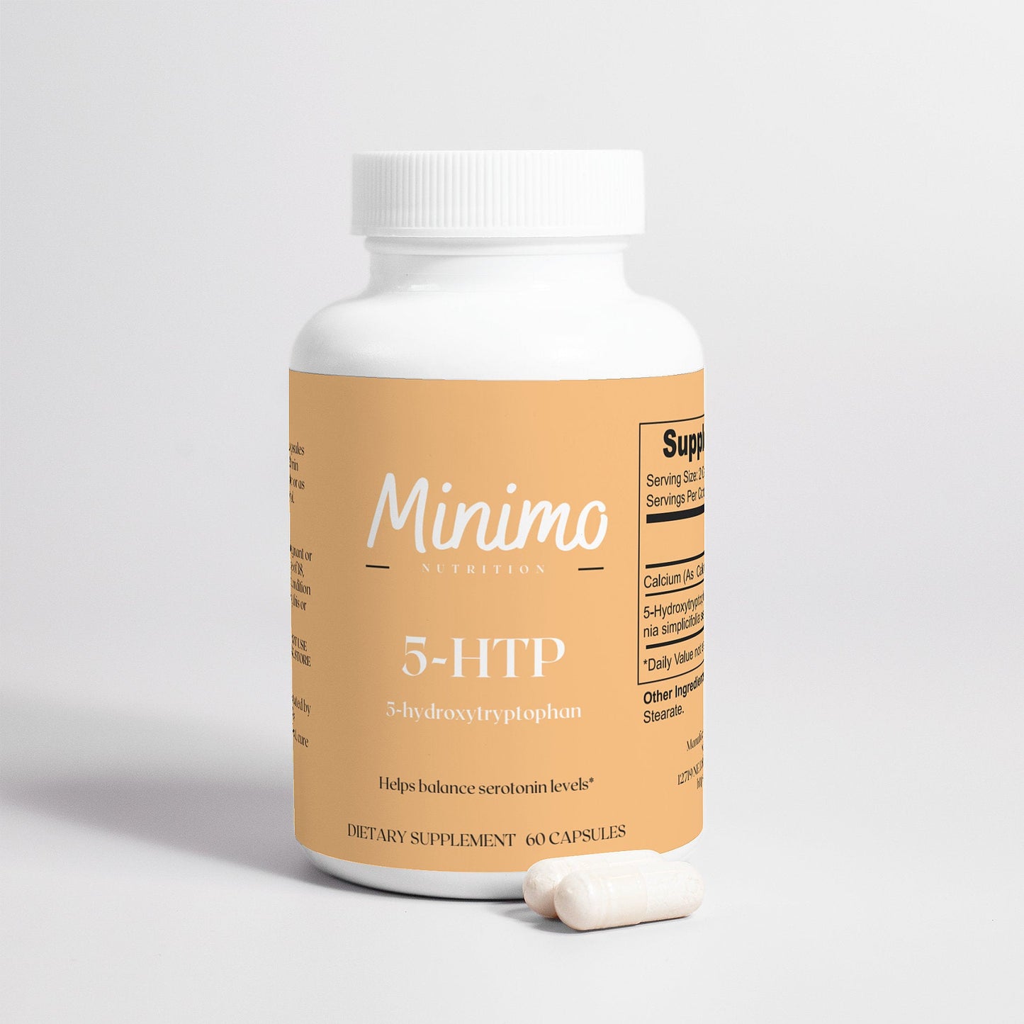 5-HTP, 60 ct. | Gluten Free | Sugar Free | Hormone Free