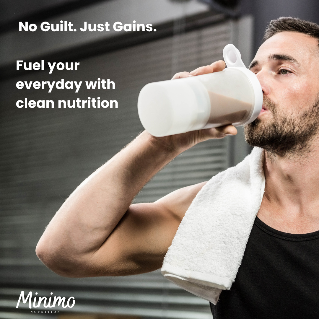 Minimo Nutrition L-Glutamine Powder Supplement for Lean Muscle Mass and Cell Growth
