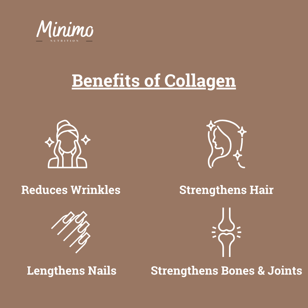 Minimo Nutrition Chocolate Grass-Fed Collagen Peptides Powder Benefits