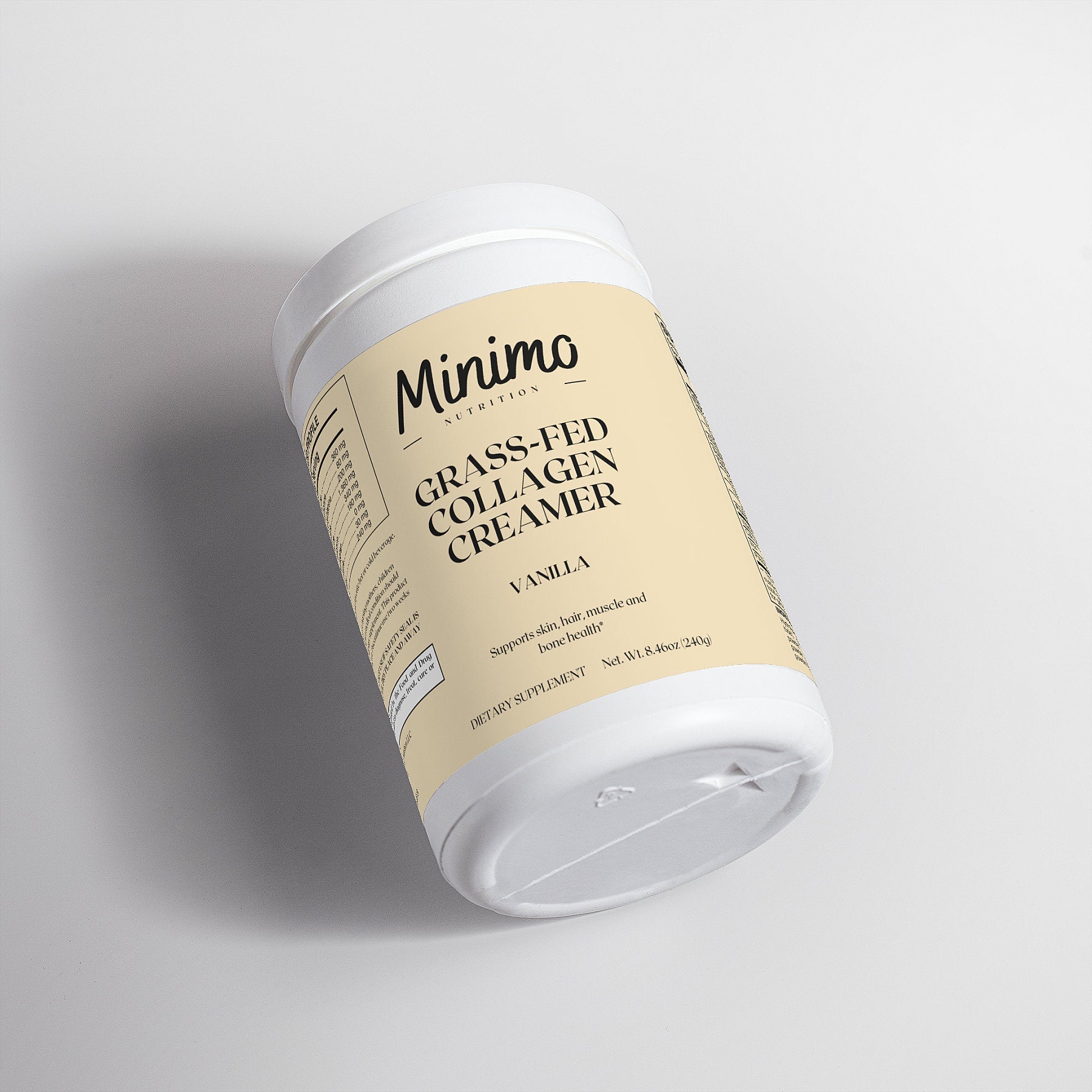 Minimo Nutrition Grass Fed Creamer