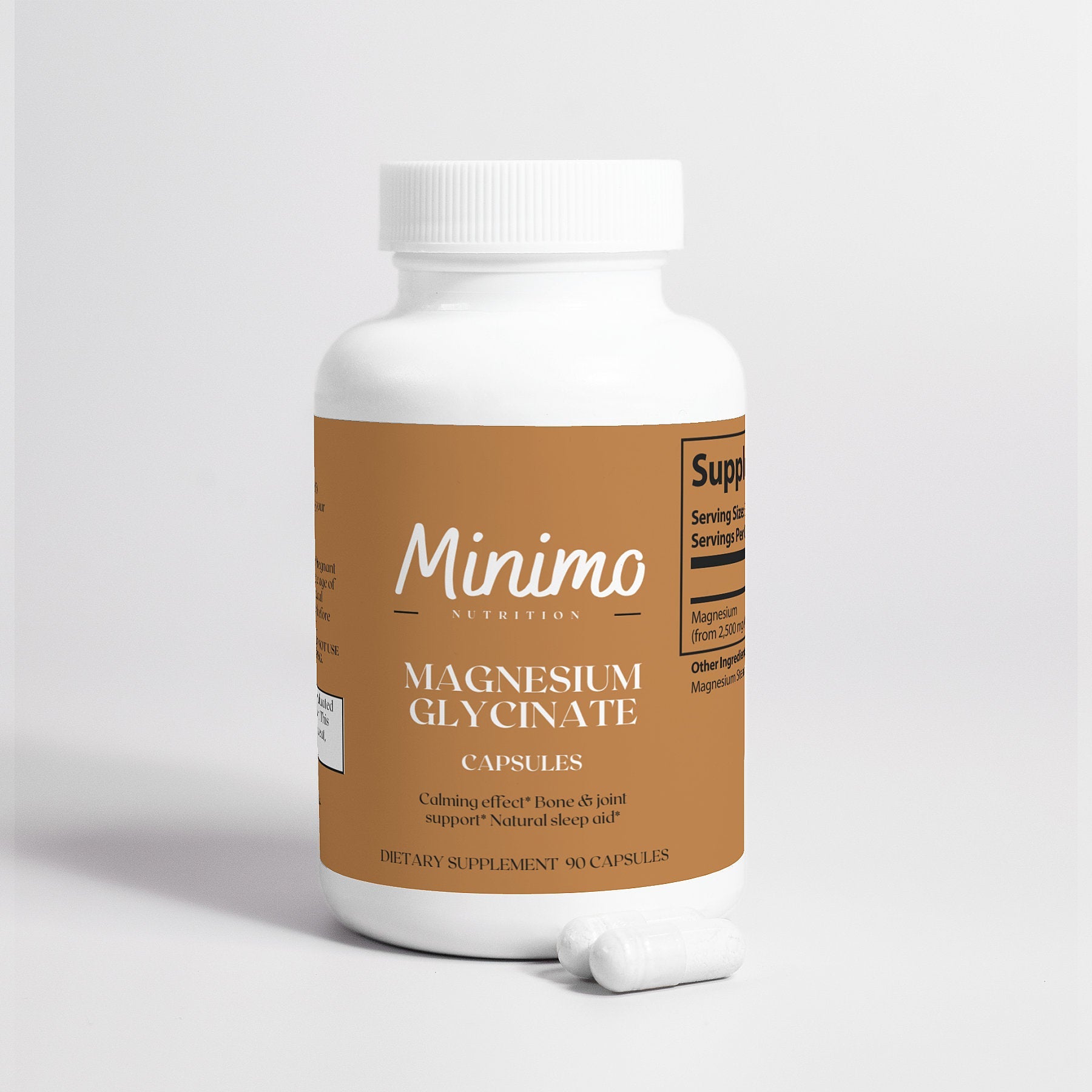 Minimo Nutrition Magnesium Glycinate, 90 ct.