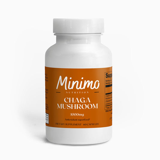 Minimo Nutriton Organic Chaga Mushroom Capsules, 60 ct.