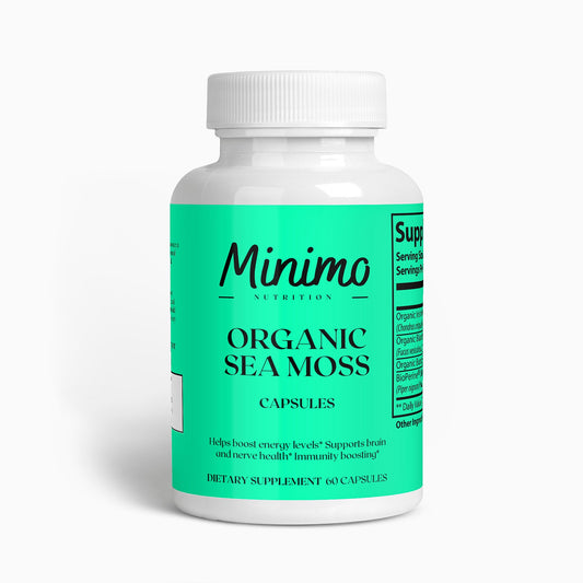 Organic Sea Moss with Bladderwrack and Burdock Root, 60 ct.