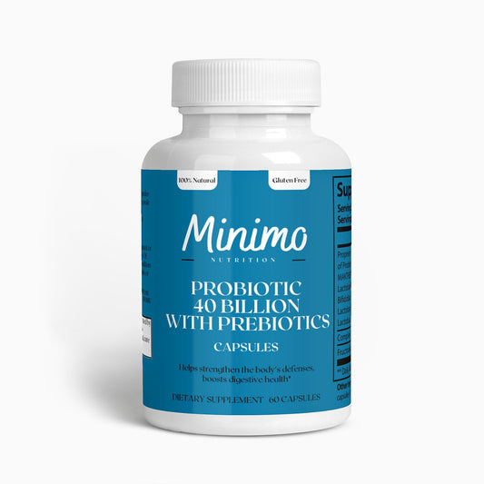 Minimo Nutrition Probiotic 40 Billion with Prebiotics, 60 ct.